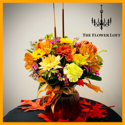 Autumn Rainbow From The Flower Loft, your florist in Wilmington, IL